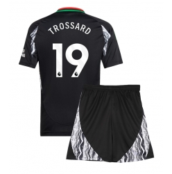 Arsenal Leandro Trossard #19 Auswärtstrikot Kinder 2024-25 Kurzarm (+ kurze hosen)