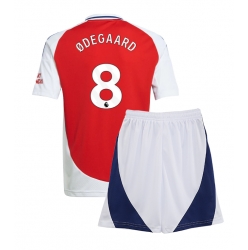 Arsenal Martin Odegaard #8 Heimtrikot Kinder 2024-25 Kurzarm (+ kurze hosen)