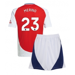 Arsenal Mikel Merino #23 Heimtrikot Kinder 2024-25 Kurzarm (+ kurze hosen)