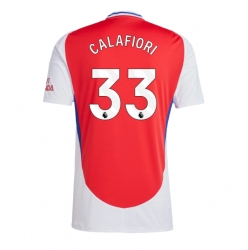 Arsenal Riccardo Calafiori #33 Heimtrikot 2024-25 Kurzarm