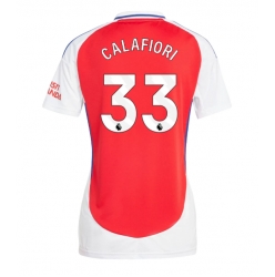 Arsenal Riccardo Calafiori #33 Heimtrikot Frauen 2024-25 Kurzarm