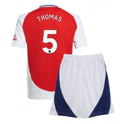 Arsenal Thomas Partey #5 Heimtrikot Kinder 2024-25 Kurzarm (+ kurze hosen)