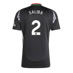 Arsenal William Saliba #2 Auswärtstrikot 2024-25 Kurzarm