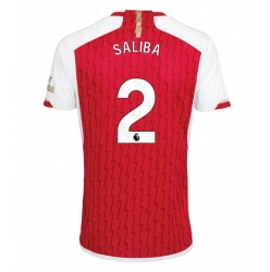 Arsenal William Saliba #2 Heimtrikot 2023-24 Kurzarm