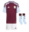 Aston Villa Amadou Onana #24 Heimtrikot Kinder 2024-25 Kurzarm (+ kurze hosen)