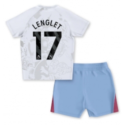 Aston Villa Clement Lenglet #17 Auswärtstrikot Kinder 2023-24 Kurzarm (+ kurze hosen)