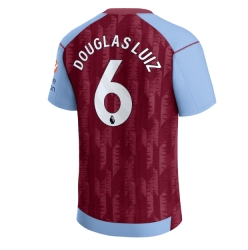 Aston Villa Douglas Luiz #6 Heimtrikot 2023-24 Kurzarm