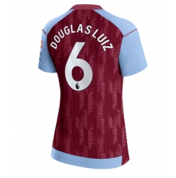 Aston Villa Douglas Luiz #6 Heimtrikot Frauen 2023-24 Kurzarm