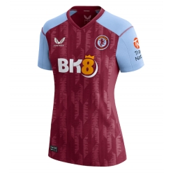 Aston Villa Heimtrikot Frauen 2023-24 Kurzarm