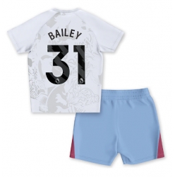 Aston Villa Leon Bailey #31 Auswärtstrikot Kinder 2023-24 Kurzarm (+ kurze hosen)