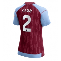 Aston Villa Matty Cash #2 Heimtrikot Frauen 2023-24 Kurzarm