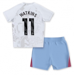 Aston Villa Ollie Watkins #11 Auswärtstrikot Kinder 2023-24 Kurzarm (+ kurze hosen)