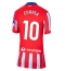 Atletico Madrid Angel Correa #10 Heimtrikot Frauen 2024-25 Kurzarm