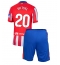 Atletico Madrid Axel Witsel #20 Heimtrikot Kinder 2024-25 Kurzarm (+ kurze hosen)