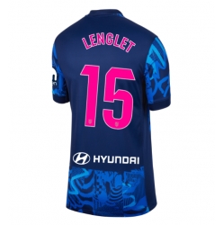 Atletico Madrid Clement Lenglet #15 3rd trikot Frauen 2024-25 Kurzarm