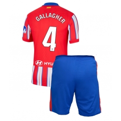 Atletico Madrid Conor Gallagher #4 Heimtrikot Kinder 2024-25 Kurzarm (+ kurze hosen)