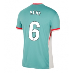 Atletico Madrid Koke #6 Auswärtstrikot 2024-25 Kurzarm