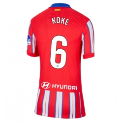 Atletico Madrid Koke #6 Heimtrikot Frauen 2024-25 Kurzarm