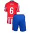 Atletico Madrid Koke #6 Heimtrikot Kinder 2024-25 Kurzarm (+ kurze hosen)