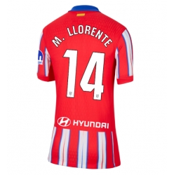 Atletico Madrid Marcos Llorente #14 Heimtrikot Frauen 2024-25 Kurzarm