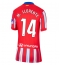 Atletico Madrid Marcos Llorente #14 Heimtrikot Frauen 2024-25 Kurzarm