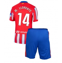 Atletico Madrid Marcos Llorente #14 Heimtrikot Kinder 2024-25 Kurzarm (+ kurze hosen)