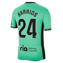 Atletico Madrid Pablo Barrios #24 3rd trikot 2023-24 Kurzarm