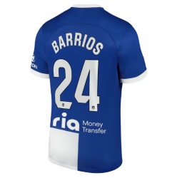 Atletico Madrid Pablo Barrios #24 Auswärtstrikot 2023-24 Kurzarm