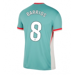 Atletico Madrid Pablo Barrios #8 Auswärtstrikot 2024-25 Kurzarm