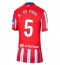 Atletico Madrid Rodrigo De Paul #5 Heimtrikot Frauen 2024-25 Kurzarm