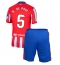 Atletico Madrid Rodrigo De Paul #5 Heimtrikot Kinder 2024-25 Kurzarm (+ kurze hosen)