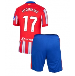 Atletico Madrid Rodrigo Riquelme #17 Heimtrikot Kinder 2024-25 Kurzarm (+ kurze hosen)