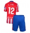 Atletico Madrid Samuel Lino #12 Heimtrikot Kinder 2024-25 Kurzarm (+ kurze hosen)