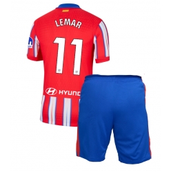 Atletico Madrid Thomas Lemar #11 Heimtrikot Kinder 2024-25 Kurzarm (+ kurze hosen)