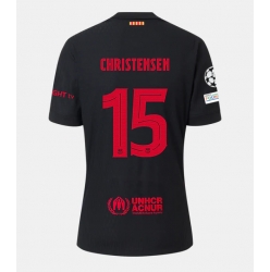 Barcelona Andreas Christensen #15 Auswärtstrikot 2024-25 Kurzarm