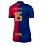 Barcelona Andreas Christensen #15 Heimtrikot Frauen 2024-25 Kurzarm