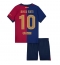 Barcelona Ansu Fati #10 Heimtrikot Kinder 2024-25 Kurzarm (+ kurze hosen)