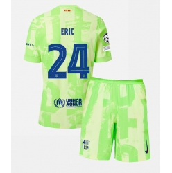 Barcelona Eric Garcia #24 3rd trikot Kinder 2024-25 Kurzarm (+ kurze hosen)