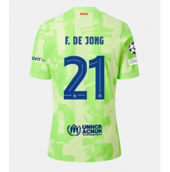 Barcelona Frenkie de Jong #21 3rd trikot 2024-25 Kurzarm