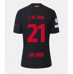 Barcelona Frenkie de Jong #21 Auswärtstrikot 2024-25 Kurzarm