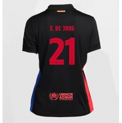 Barcelona Frenkie de Jong #21 Auswärtstrikot Frauen 2024-25 Kurzarm