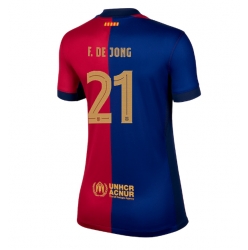 Barcelona Frenkie de Jong #21 Heimtrikot Frauen 2024-25 Kurzarm