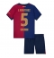 Barcelona Inigo Martinez #5 Heimtrikot Kinder 2024-25 Kurzarm (+ kurze hosen)