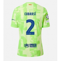 Barcelona Pau Cubarsi #2 3rd trikot 2024-25 Kurzarm