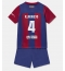 Barcelona Ronald Araujo #4 Heimtrikot Kinder 2023-24 Kurzarm (+ kurze hosen)