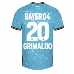 Bayer Leverkusen Alejandro Grimaldo #20 3rd trikot 2023-24 Kurzarm