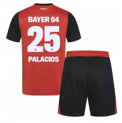 Bayer Leverkusen Exequiel Palacios #25 Heimtrikot Kinder 2024-25 Kurzarm (+ kurze hosen)