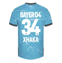 Bayer Leverkusen Granit Xhaka #34 3rd trikot 2023-24 Kurzarm