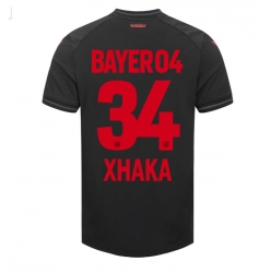 Bayer Leverkusen Granit Xhaka #34 Heimtrikot 2023-24 Kurzarm