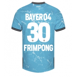 Bayer Leverkusen Jeremie Frimpong #30 3rd trikot 2023-24 Kurzarm